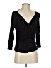Ronni Nicole Black 3/4 Sleeve Top Size 1 (petite) - photo 1
