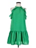 TCEC 100% Polyester Solid Green Casual Dress Size S - photo 1