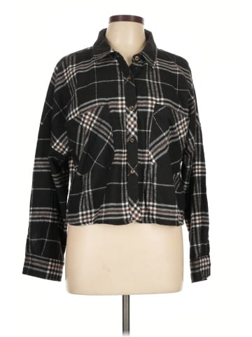 Ci Sono 3/4 Sleeve Button-Down Shirt (view 1)