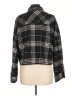 Ci Sono Plaid Black 3/4 Sleeve Button-Down Shirt Size L - photo 2