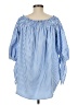 Zanzea Collection Blue 3/4 Sleeve Blouse Size M - photo 2