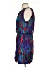 Tibi 100% Silk Tie-dye Blue Cocktail Dress Size 4 - photo 5