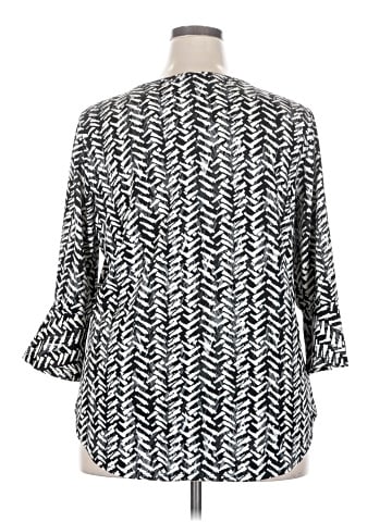 Always Indigo 3/4 Sleeve Blouse (view 2)