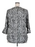 Always Indigo Black 3/4 Sleeve Blouse Size 2X - photo 2