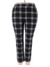 Derek Heart Plaid Black Casual Pants Size 2X - photo 1