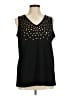 Robert Louis Black Sleeveless Top Size M - photo 1