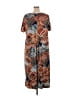 Koret Paisley Brown Casual Dress Size 1X - photo 2