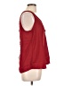 Freebird 100% Polyester Red Sleeveless Blouse Size L - photo 4