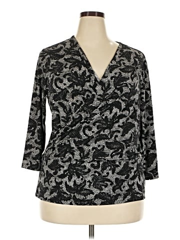 Ellen Tracy 3/4 Sleeve Blouse (view 1)