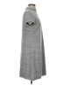 Donna Morgan Solid Gray Casual Dress Size 4 - photo 4