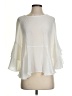 Eri + Ali Ivory 3/4 Sleeve Blouse Size S - photo 1
