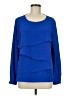 Vince Camuto Blue Long Sleeve Blouse Size M - photo 1