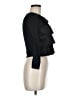 DKNY 100% Polyester Solid Black Long Sleeve Blouse Size M - photo 4