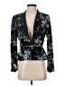 Rebecca Taylor 100% Polyester Floral Blue Blazer Size 4 - photo 1