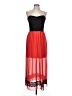 En Focus Studio Color Block Red Cocktail Dress Size 12 - photo 1