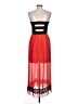 En Focus Studio Color Block Red Cocktail Dress Size 12 - photo 2