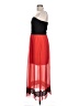 En Focus Studio Color Block Red Cocktail Dress Size 12 - photo 5