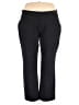 Lands' End Solid Black Active Pants Size 3X - photo 1