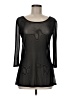 MESMERIZE Black 3/4 Sleeve Top Size M - photo 1