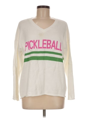 Pink Pineapple Pullover Sweater (view 1)