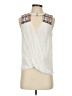 Umgee Ivory Sleeveless Blouse Size S - photo 1