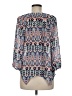 Takara 100% Polyester Blue 3/4 Sleeve Blouse Size M - photo 2