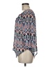 Takara 100% Polyester Blue 3/4 Sleeve Blouse Size M - photo 5