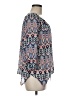 Takara 100% Polyester Blue 3/4 Sleeve Blouse Size M - photo 4