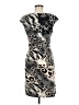 Assorted Brands Animal Print Gray Cocktail Dress Size 6 - photo 2