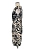 Assorted Brands Animal Print Gray Cocktail Dress Size 6 - photo 5