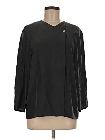 Eileen Fisher Long Sleeve Silk Top (view 1)