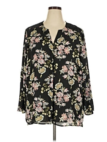 Terra & Sky 3/4 Sleeve Blouse (view 1)