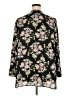 Terra & Sky 100% Polyester Floral Black 3/4 Sleeve Blouse Size 2X - photo 2