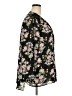 Terra & Sky 100% Polyester Floral Black 3/4 Sleeve Blouse Size 2X - photo 4