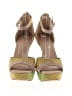 Mix No. 6 Color Block Green Sandals Size 7 - photo 2