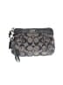 Coach Gray Tan Wristlet One size - photo 1