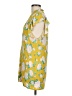 Deletta Yellow Short Sleeve Blouse Size M - photo 5