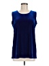 Bob Mackie Blue Sleeveless Top Size M - photo 1
