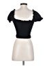 Tiger Mist Black Short Sleeve Top Size XS - photo 2