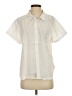 Dear John 100% Cotton Ivory Short Sleeve Blouse Size S - photo 1