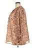 Jessica Simpson 100% Polyester Animal Print Brown Long Sleeve Blouse Size 2X - photo 5