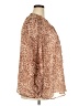 Jessica Simpson 100% Polyester Animal Print Brown Long Sleeve Blouse Size 2X - photo 4
