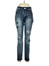 Maurices Hearts Blue Jeans Size M - photo 1