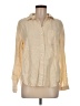 Cloth & Stone 100% Linen Tan Long Sleeve Button-Down Shirt Size M - photo 1