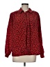 Impressions Hearts Red Long Sleeve Blouse Size M (estimated) - photo 1