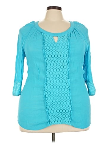 New Directions 3/4 Sleeve Top (view 1)