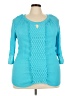 New Directions Teal 3/4 Sleeve Top Size 3X - photo 1