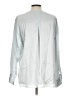 J by Joie 100% Silk Silver Long Sleeve Silk Top Size L - photo 2