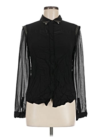 Silence and Noise Long Sleeve Blouse (view 1)