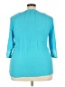 New Directions Teal 3/4 Sleeve Top Size 3X - photo 2